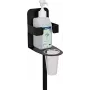 Disinfection Stand EUROLITE 80703005 black — freestanding hand sanitizer dispenser stand, black
