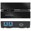 DeLOCK 11495 computer data switch 5 Gbit/s Black Plastic