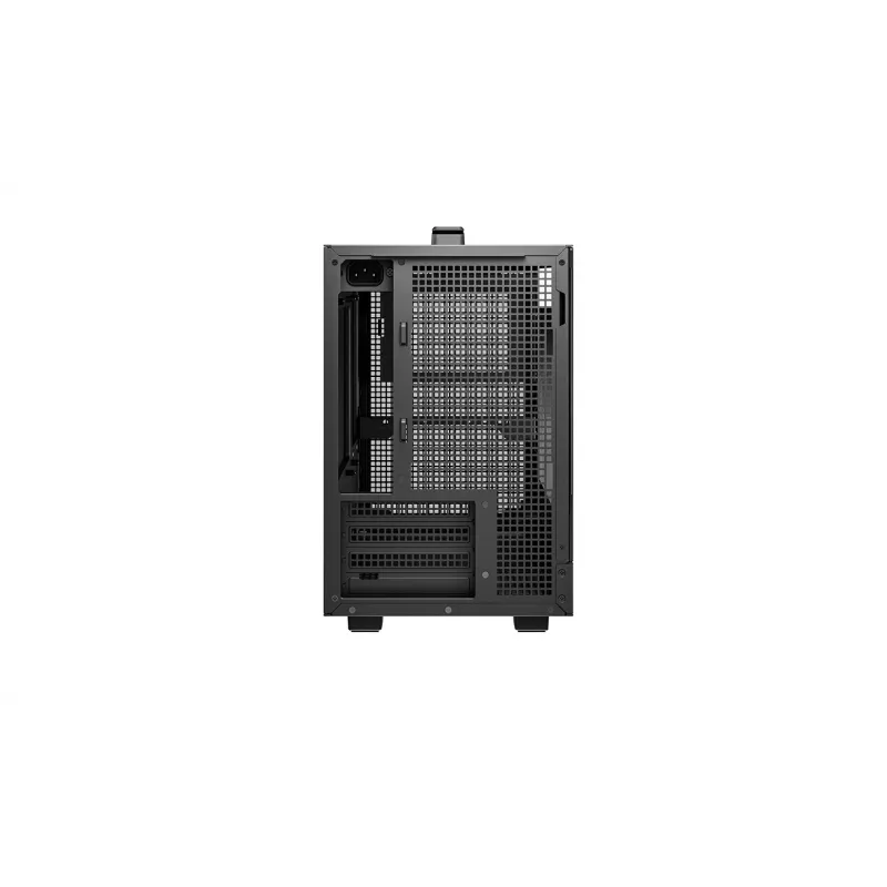 Computer case DeepCool CH160 PLUS Small Form Factor SFF ATX/mATX, tempered glass, USB-C, black