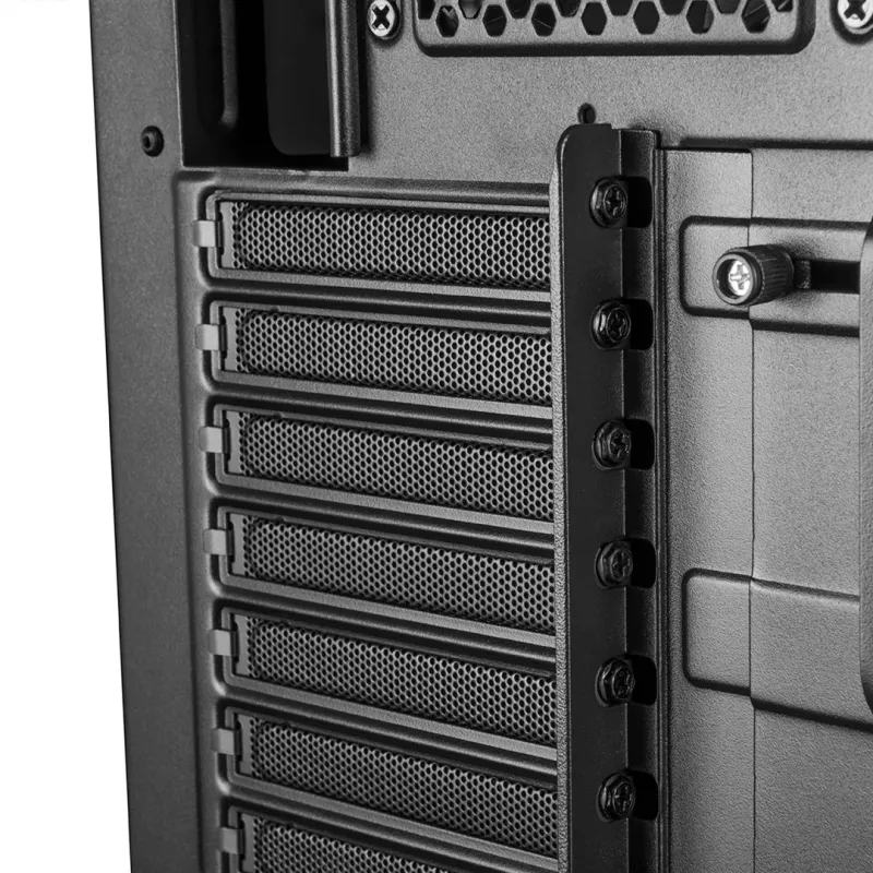 PC Case MODECOM Oberon Pro Midi Tower — black, supports ATX/microATX/ITX, 7 expansion slots, up to 395 mm GPU, 5 HDD/3 SSD bays