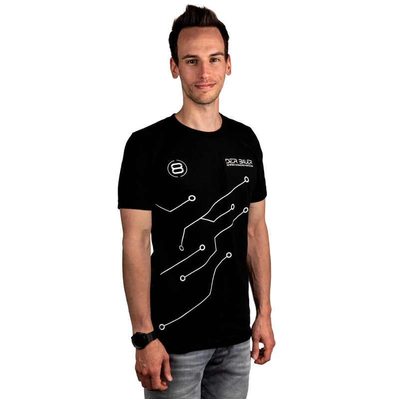 T-shirt der8auer PCB-Design Size L