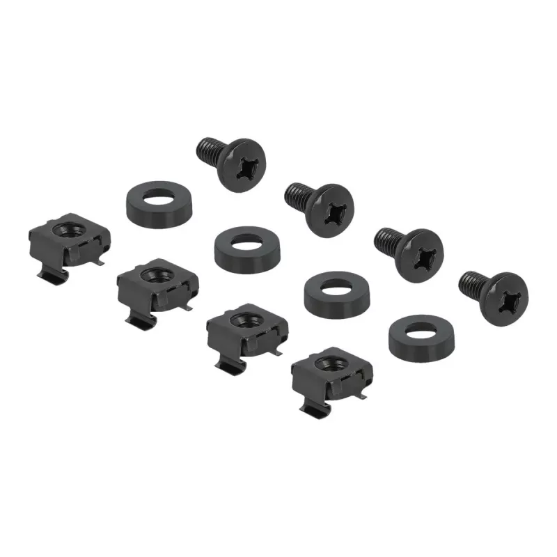 Cable rail DeLOCK 66884 Black 180mm width 482mm depth 90mm height