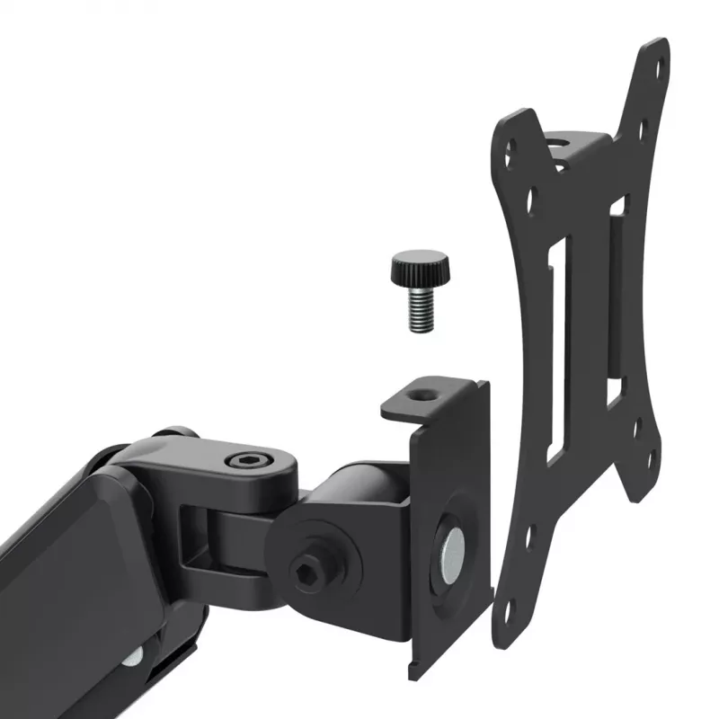 Maclean 2 monitor mount, gas spring, 17-32, 2-10kg, black, MC-136