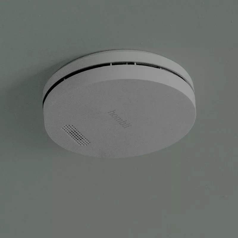 Smoke Detector Hombli HBSA-0108 Wireless Photoelectrical 3V Lithium