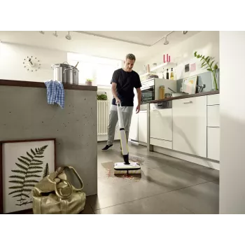 Kärcher FC 7 CORDLESS Electric broom Battery Wet Bagless Black, White, Yellow 2.85 Ah