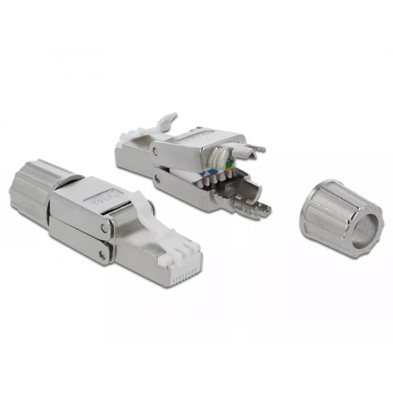 Wire connector DeLOCK 86477 RJ-45 Grey