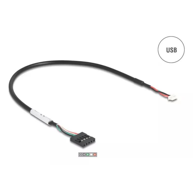 DeLOCK 90892 serial converter/repeater/isolator USB 2.0 RS-232 Green Stainless steel