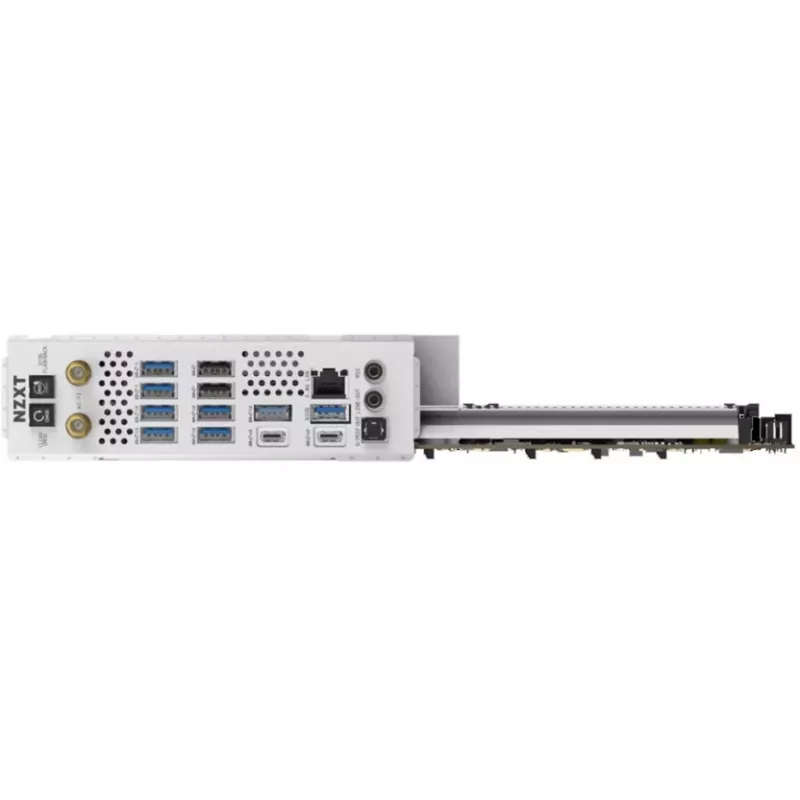 NZXT N9 X870E White AM5 DDR5 ATX Motherboard