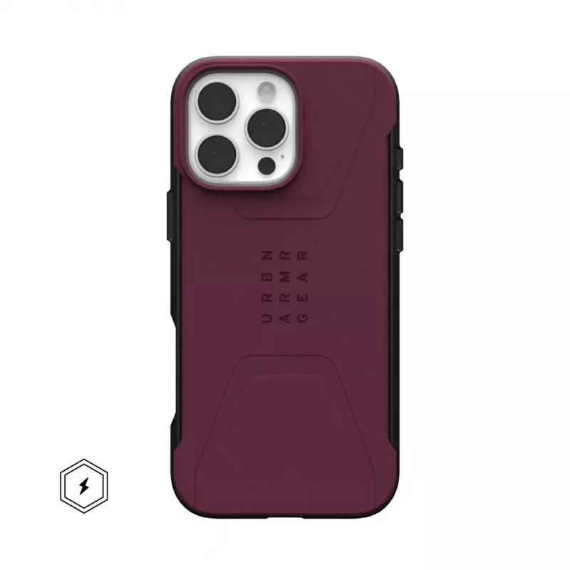 Urban Armor Gear Civilian mobile phone case 17.5 cm (6.9) Cover Bordeaux