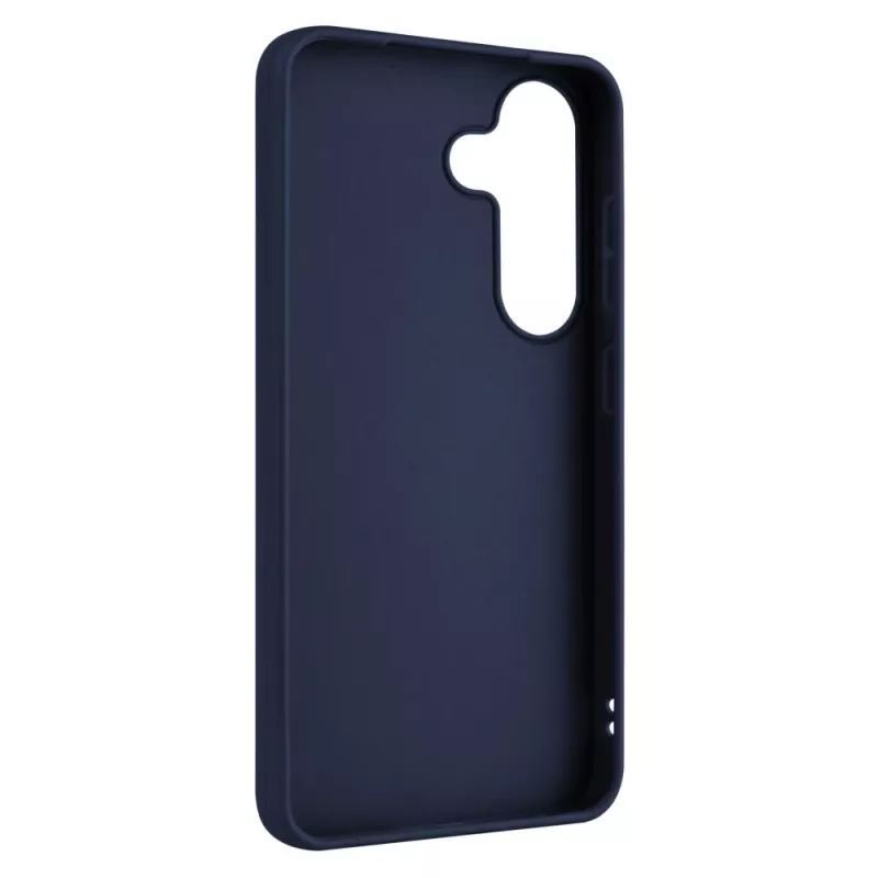 Phone back cover FIXED for Samsung Galaxy S25 — rubber, blue