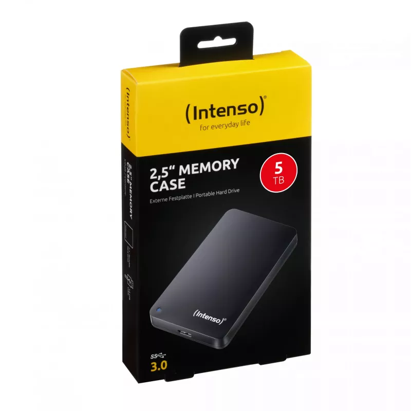 External Hard Drive Intenso 5TB USB 3.2 2.5 inch Memory Case