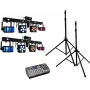 LED Laser Bar Set EUROLITE 2x KLS PRO with Easy Show and 2x M-4 Stands