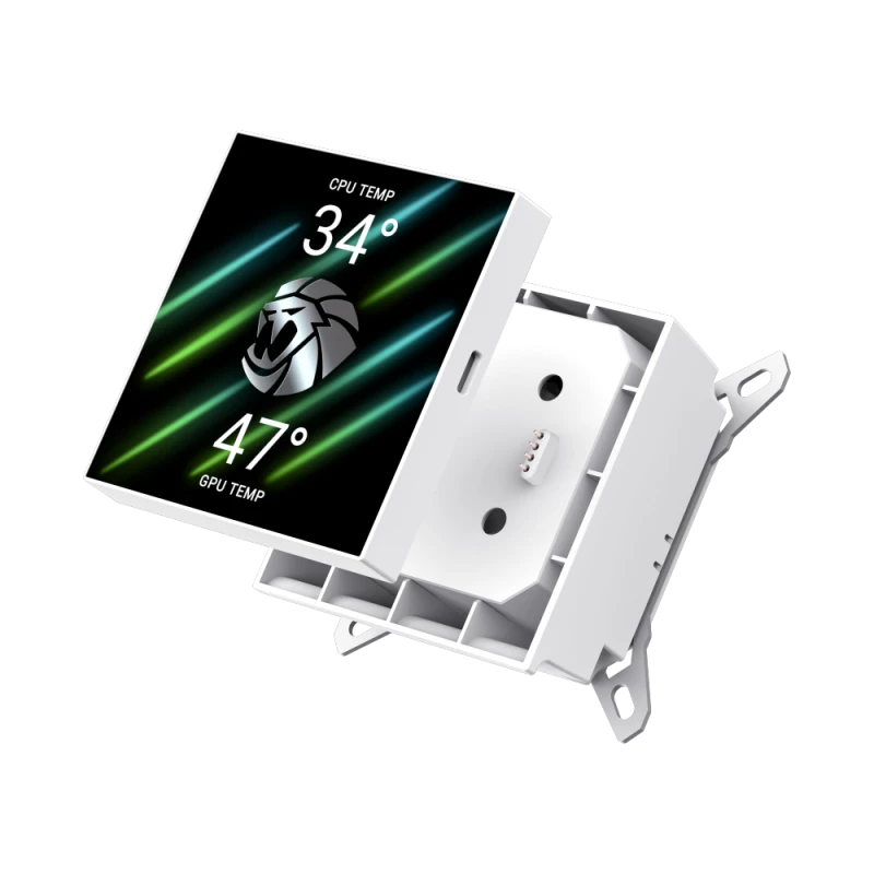 Gamemax | CPU Liquid cooler | HAILSTORM 360 LCD | White