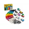 LEGO Classic Creative Vehicles Colourful Model Cars Kit Featuring a Police Car Toy & 11023 Classic Green Baseplate Square 32x32 Stud Building Grass