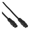 FireWire 800 Cable InLine 39902 1.8m Male/Male Black
