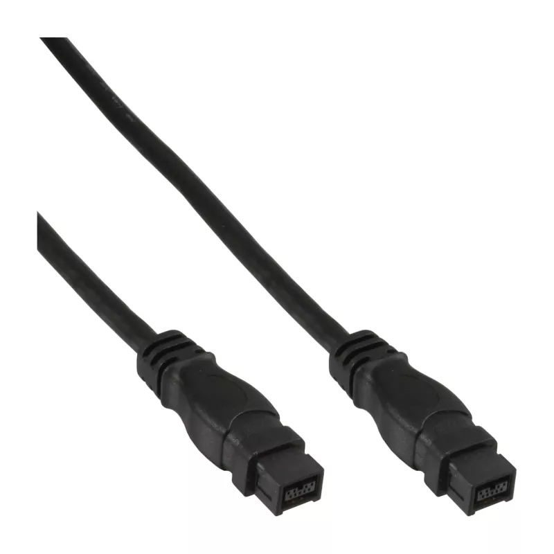 FireWire 800 Cable InLine 39902 1.8m Male/Male Black