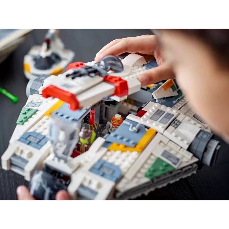LEGO Star Wars playset 75357 — The Ghost and Phantom II, 1,394 pieces, 4 minifigures, age 10+