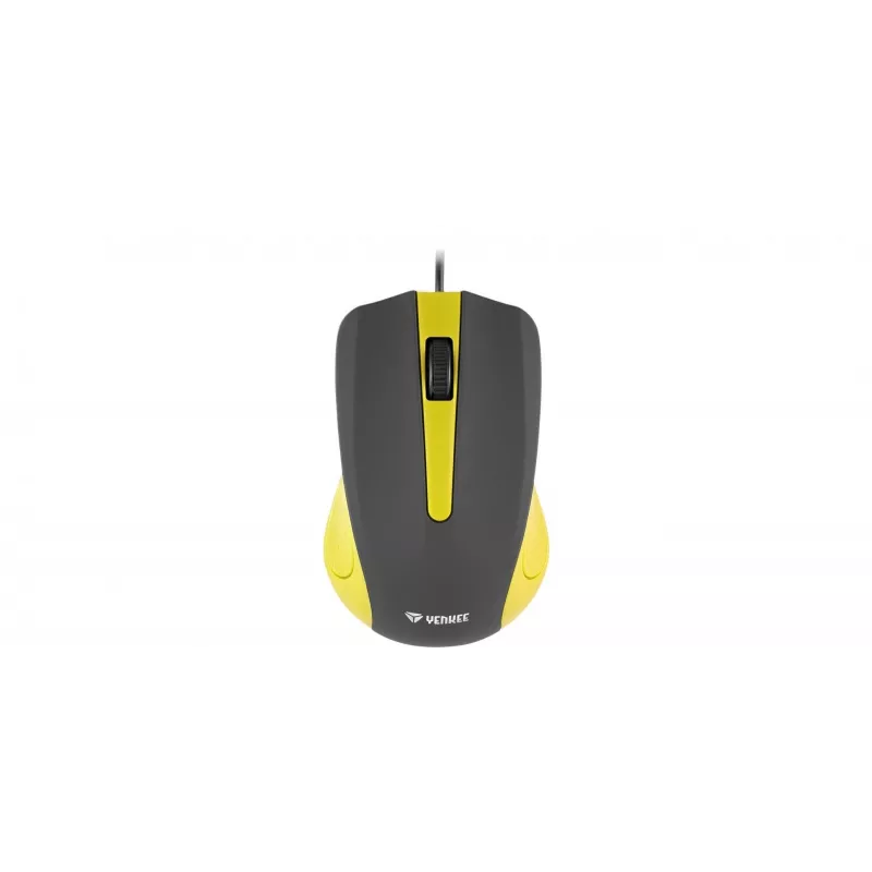 USB wired mouse, 3 buttons, rubberized surface