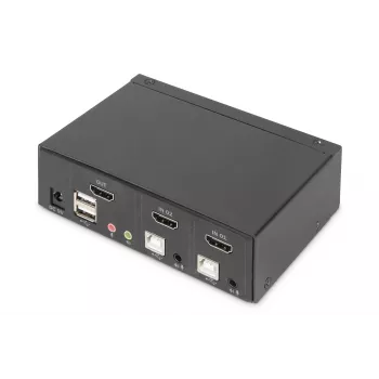 KVM Switch Digitus 2 Port Single Display 4K HDMI