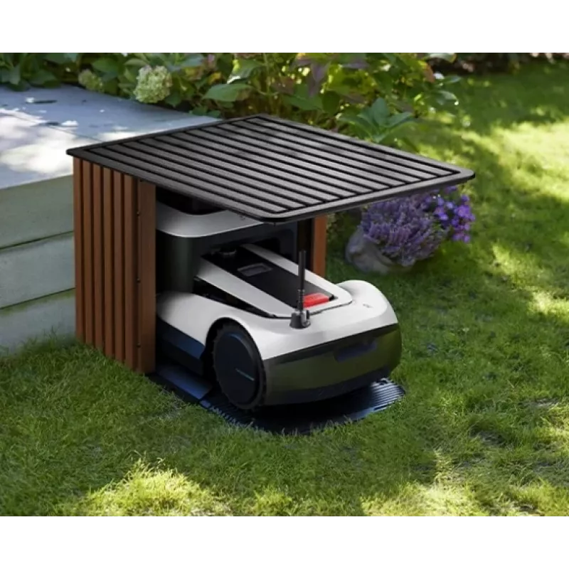 Protective Garage Ecovacs GOAT G1-GARAGE PRO Premium for GOAT G1-2000 lawn mower, covered storage and charging station