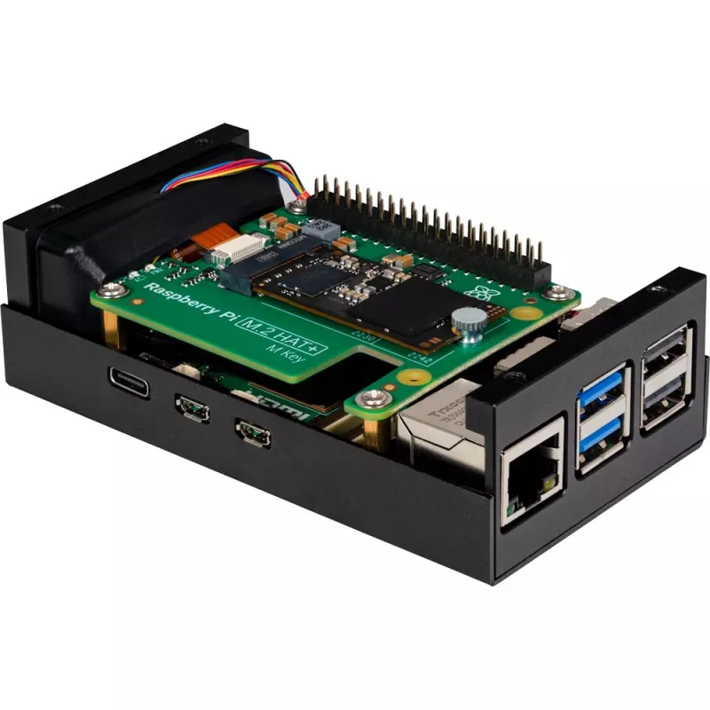 Raspberry Pi RB-ALUCASEP5-M2 Black