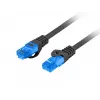 LANBERG Cat6a S/FTP RJ-45 networking cable PCF6A-10CC-0500-BK, 5 m, LSZH, 26 AWG, CCA, black