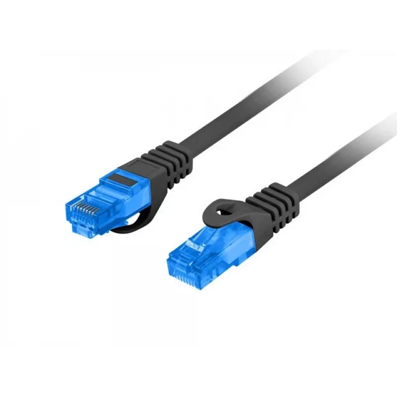 LANBERG Cat6a S/FTP RJ-45 networking cable PCF6A-10CC-0500-BK, 5 m, LSZH, 26 AWG, CCA, black