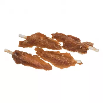 Dog treats PETITTO Chicken fillet on a stick 500 g — poultry dietary snack, 500 g plastic pack