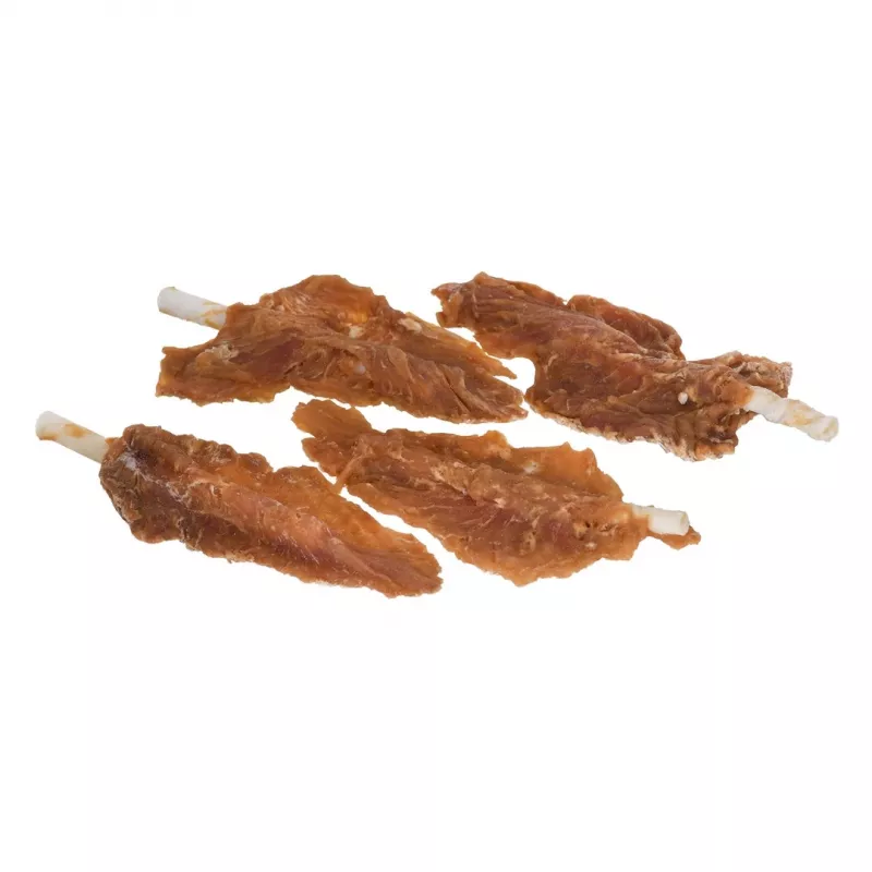 Dog treats PETITTO Chicken fillet on a stick 500 g — poultry dietary snack, 500 g plastic pack