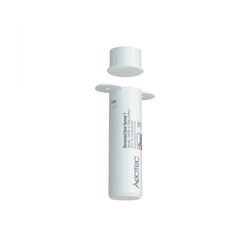 Recessed Door Sensor AEOTEC Recessed Door Sensor 7 Z-Wave Plus V2 White — recessed contact sensor for doors/frames