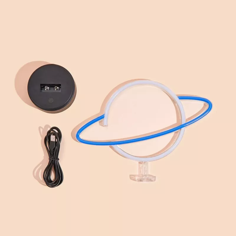 Manta SNL38BLT Style Neon Lights Planet decorative LED lamp