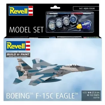Plastic model kit REVELL Boeing F-15C Eagle 1:72 scale — assembly model set