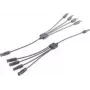 shiverpeaks ®-PV4 T-Adapter Cable Set, 4/1, 6mm², black/black, 30cm (BS02-21054)
