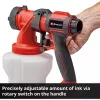 Power X-Change Battery-Paint Spray System TE-SY 18/90 Li-Solo, 18Volt, Spray Gun Red/black, without Battery and Charger