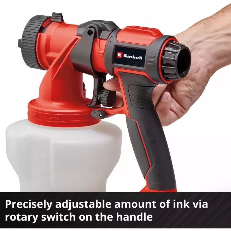 Power X-Change Battery-Paint Spray System TE-SY 18/90 Li-Solo, 18Volt, Spray Gun Red/black, without Battery and Charger