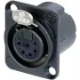 Neutrik NC6FD-LX-B-CON Connectivity Accessory Black