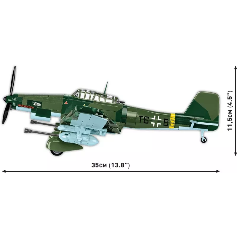 Building Set Cobi Blocks Junkers JU 87G-2 Stuka 571 pcs model kit