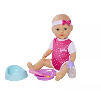 Doll SIMBA New Born Baby Hungry Baby 38 cm – realistic baby doll, 38 cm