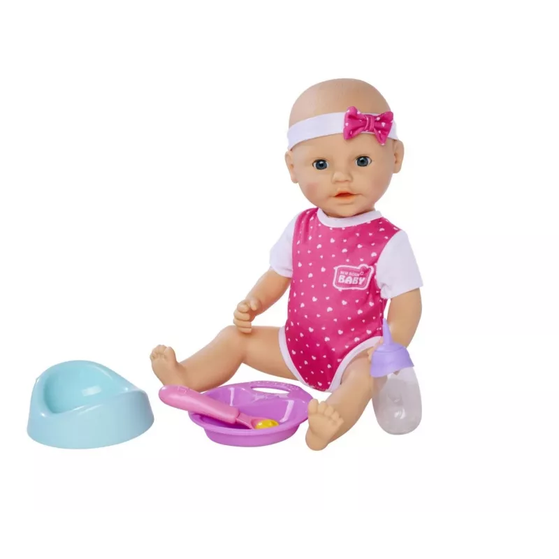 Doll SIMBA New Born Baby Hungry Baby 38 cm – realistic baby doll, 38 cm