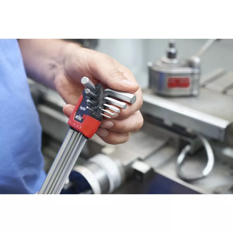 Wiha 369R L-shaped hex key set Metric 9 pc(s)