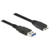 USB Cable DeLOCK 85074 USB 3.2 Gen 1 2m USB A Micro-USB B Black
