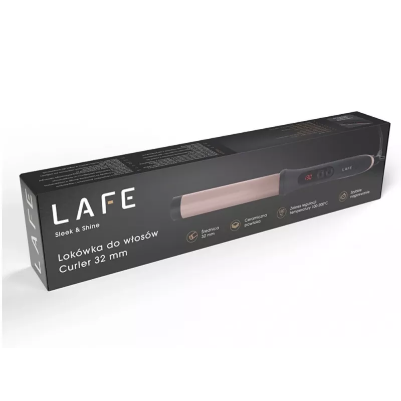 Hair curler LAFE Sleek & Shine 32 mm LAFLKA47572, 32 mm barrel, electric styling tool