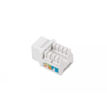 Keystone module Lanberg KSU5-1090 angled white RJ-45