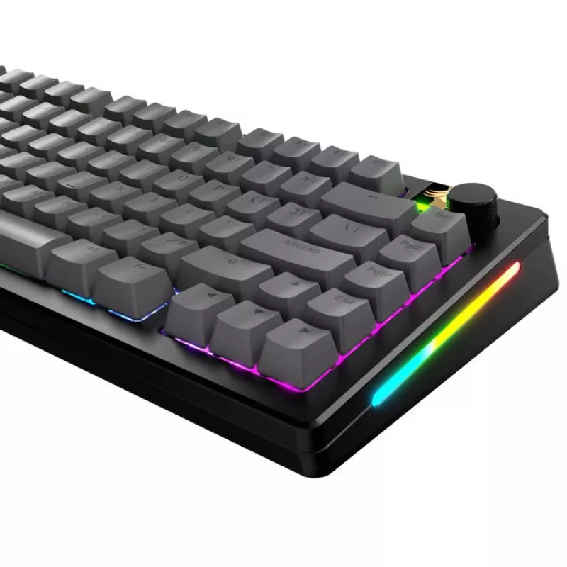 Keycaps GLORIOUS GPBT Basics PBT Dye-Sub Armor Grey ANSI layout