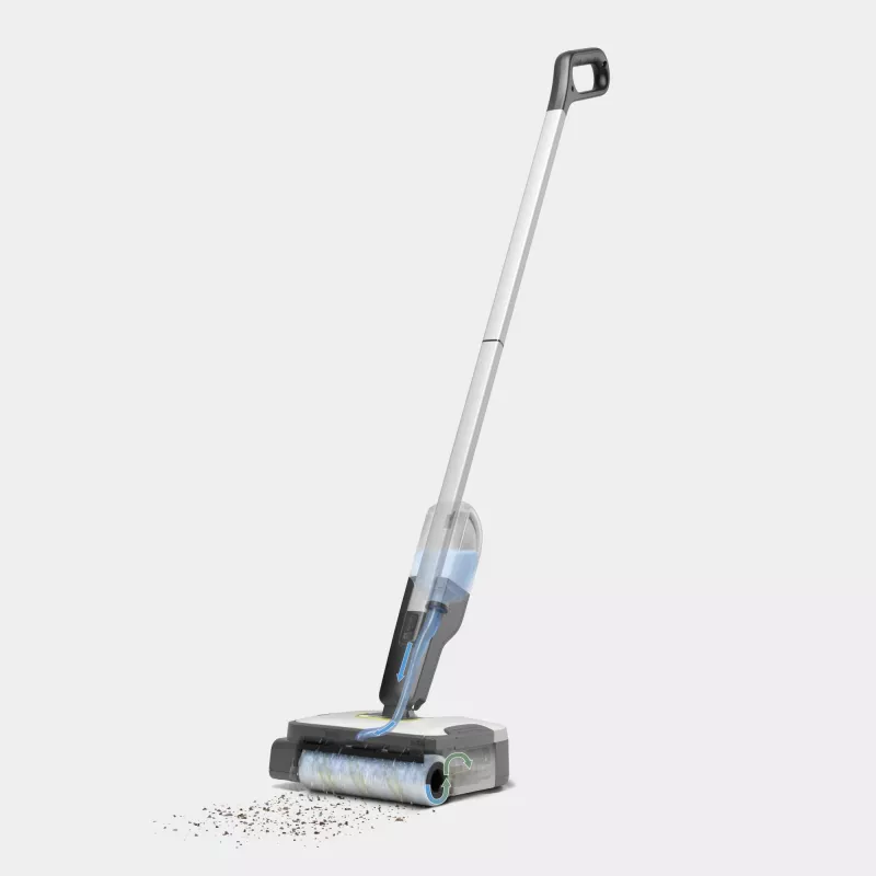 Electric broom Kärcher FC 2-4, battery 2.5 Ah, bagless, wet & dry cleaning, 70 m² per charge