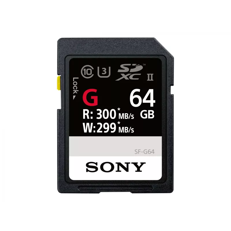 Sony SF-G64T/T1 memory card 64 GB SDXC UHS-II Class 10