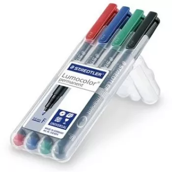 Permanent Marker Fine Tip Staedtler Lumocolor 318 WP4