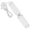 Power strip MACLEAN MCE395 W — 5 sockets, 3× USB A, 110–240 V AC, 2.1 A USB, max 2500 W, white, 1.5 m cable