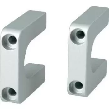 Handle SCHROFF Multipac 20860-256, grey plastic grip 40×40×10 mm, mounting accessory