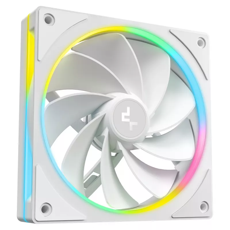 Desktop PC case DeepCool CL6600 WH — white, supports ATX/PS2/SFX/SFX-L PSUs, 140 mm front, 120/140 mm top/rear, 2.5 inch & 3.5 inch drives